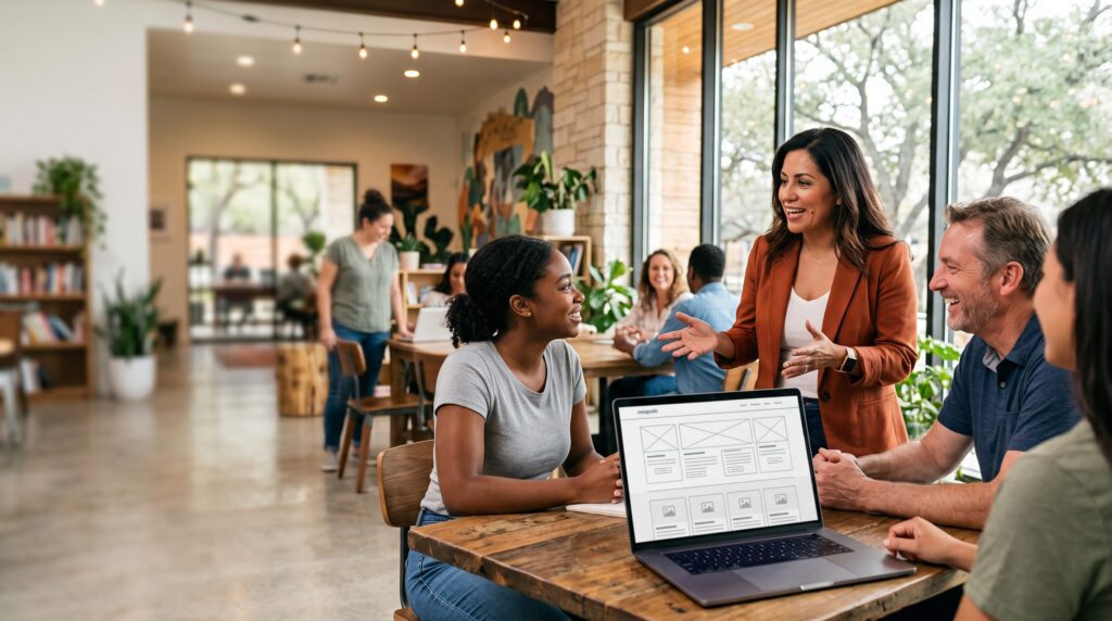 nonprofit web design Austin
